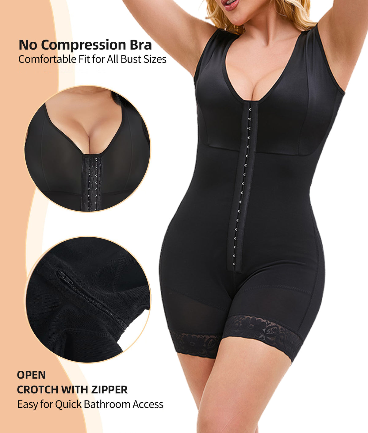 Shapewear bodysuit detail