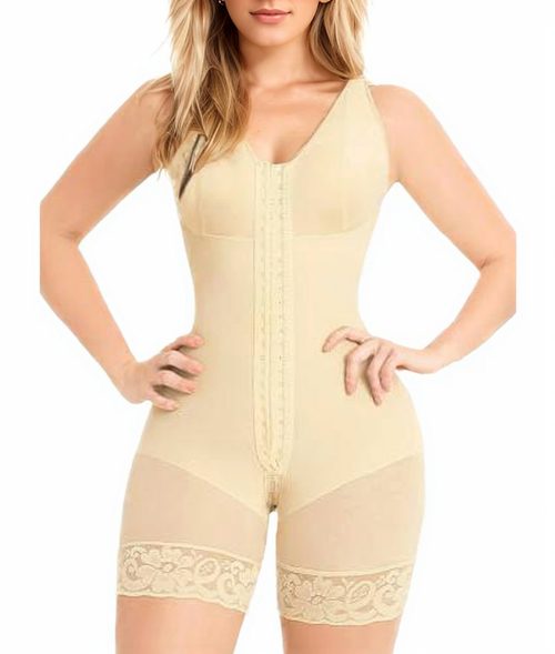 Full body shapewear bodysuit in nude